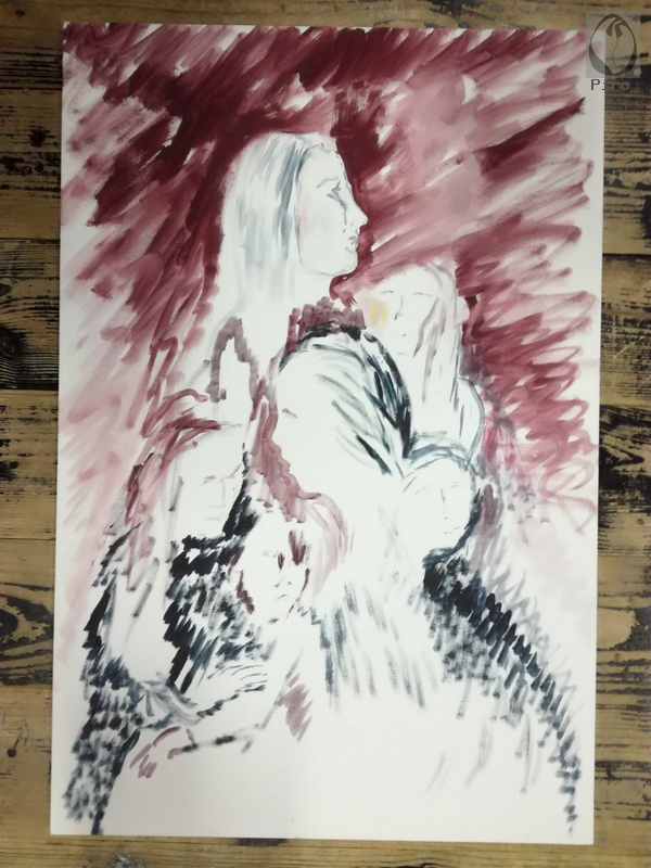oil on canvas - olio su tela di Piro